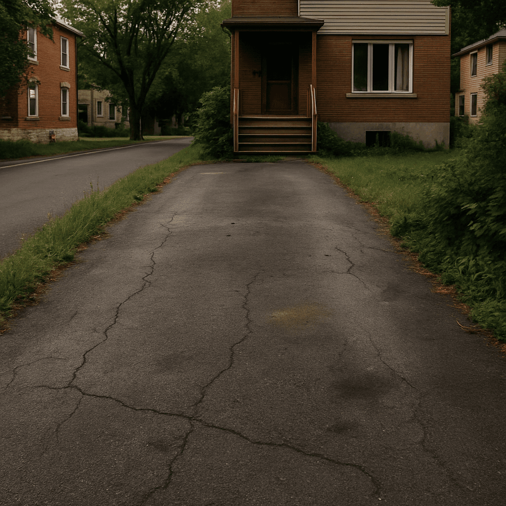 État de la surface avant intervention — fissures et délaminage
