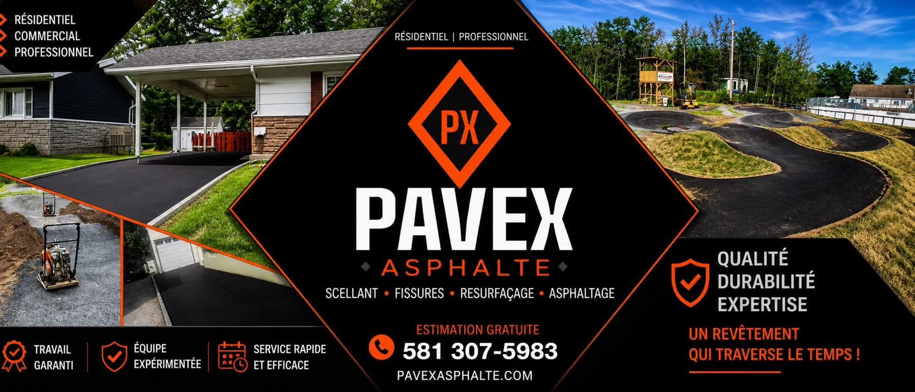 Vue aérienne de la grande région de Québec, territoire desservi par PAVEX